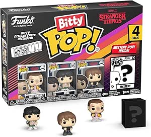Funko Bitty Pop Stranger Things Figurenset mit Eleven und Display-Regal