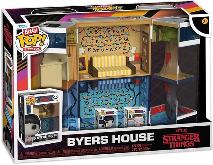 Funko Bitty Pop Diorama „Byers House“ aus Stranger Things mit zwei Mini-Figuren